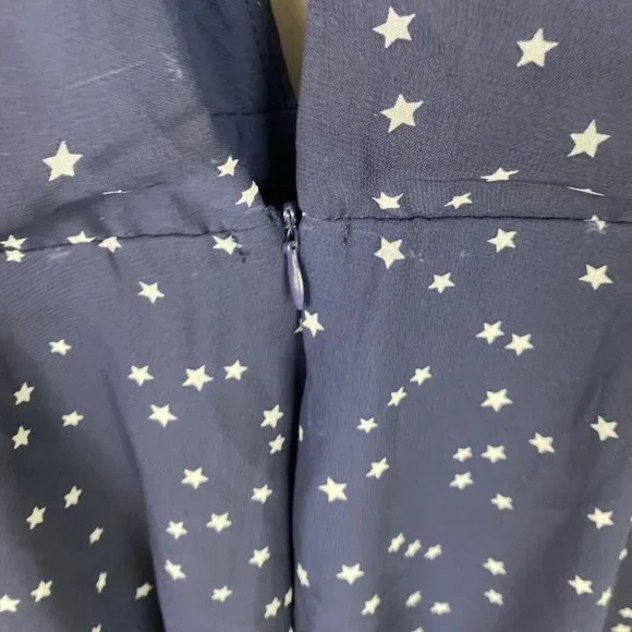 Lioness Size M Playsuit Romper Low Cut front & Back Navy Stars Party - Picture 10 of 11